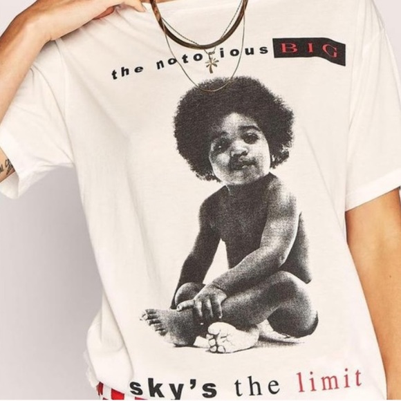 Daydreamer Tops - Notorious B I G  Sky’s the Limit Graphic T…